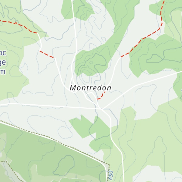 Map of Gîte de Montredon du Larzac
