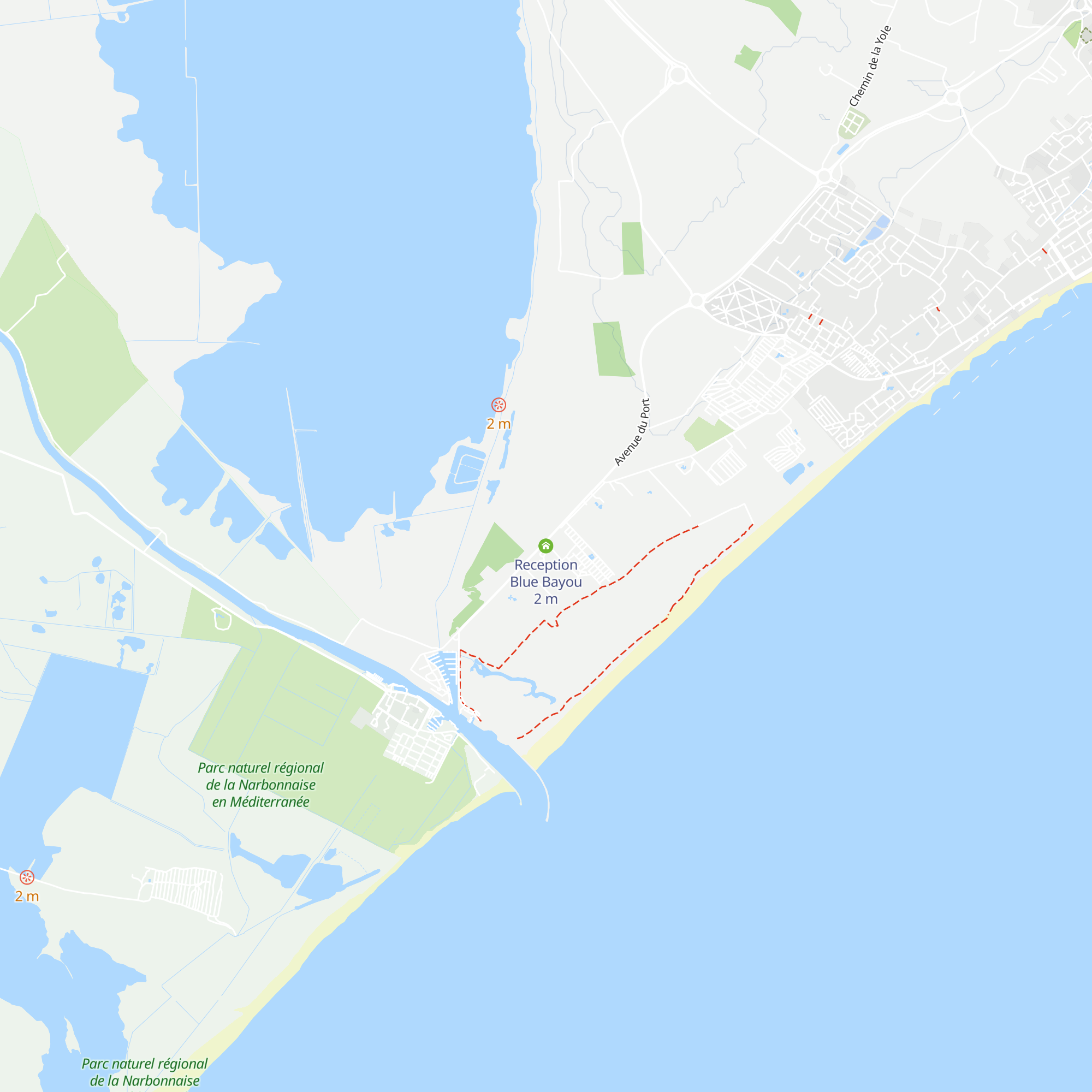 Reception Blue Bayou map