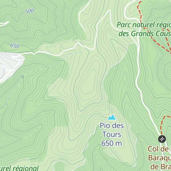 Map of La Fréguière