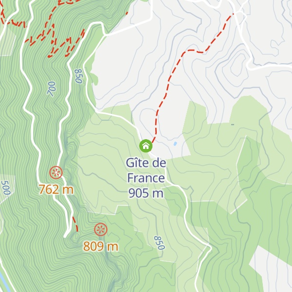 Map of Gîte de France