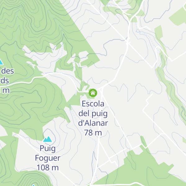 Map of Escola del puig d'Alanar