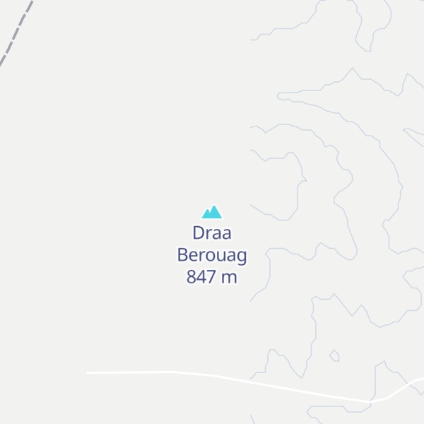 Map of Draa Berouag