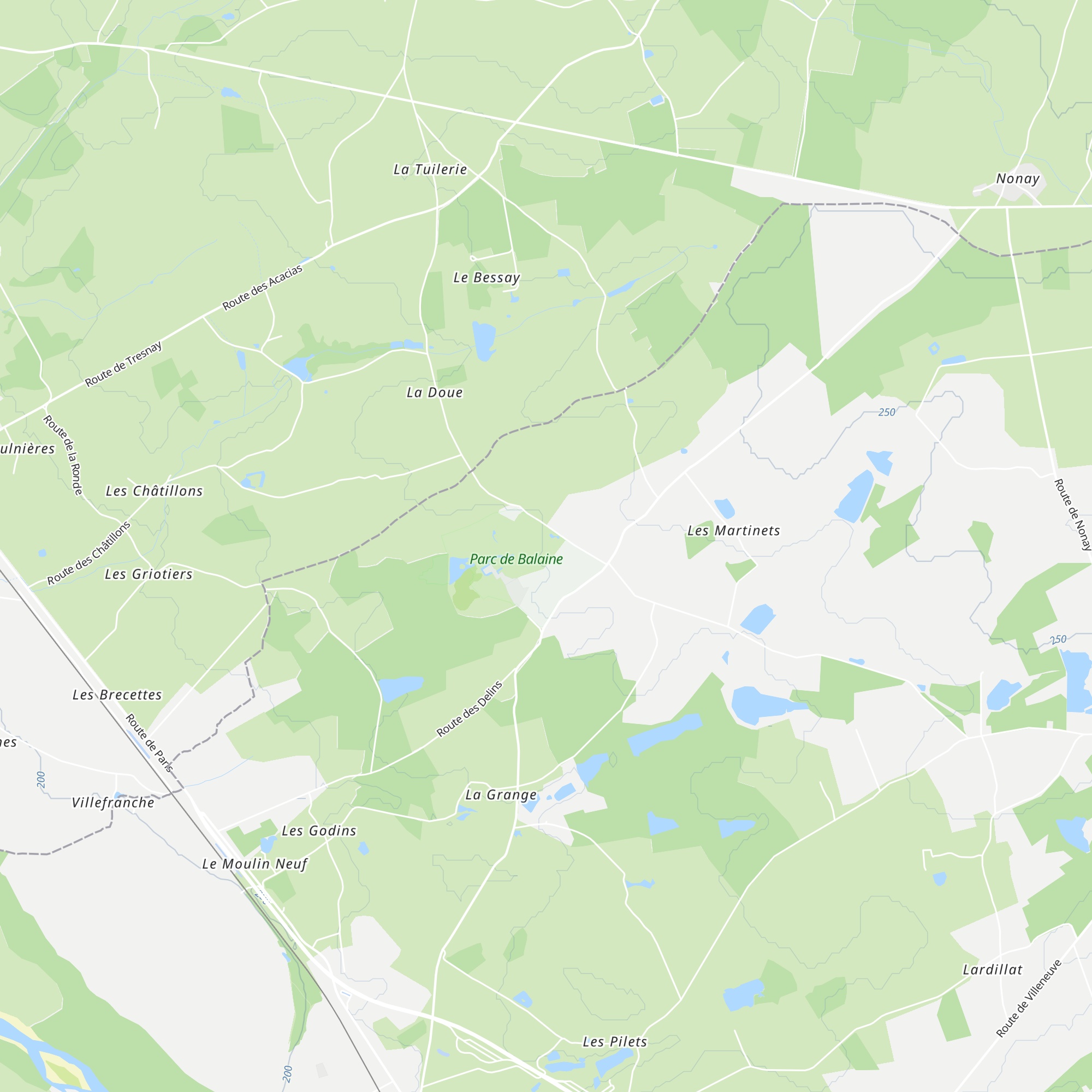 Cabane en bois de bouleau map
