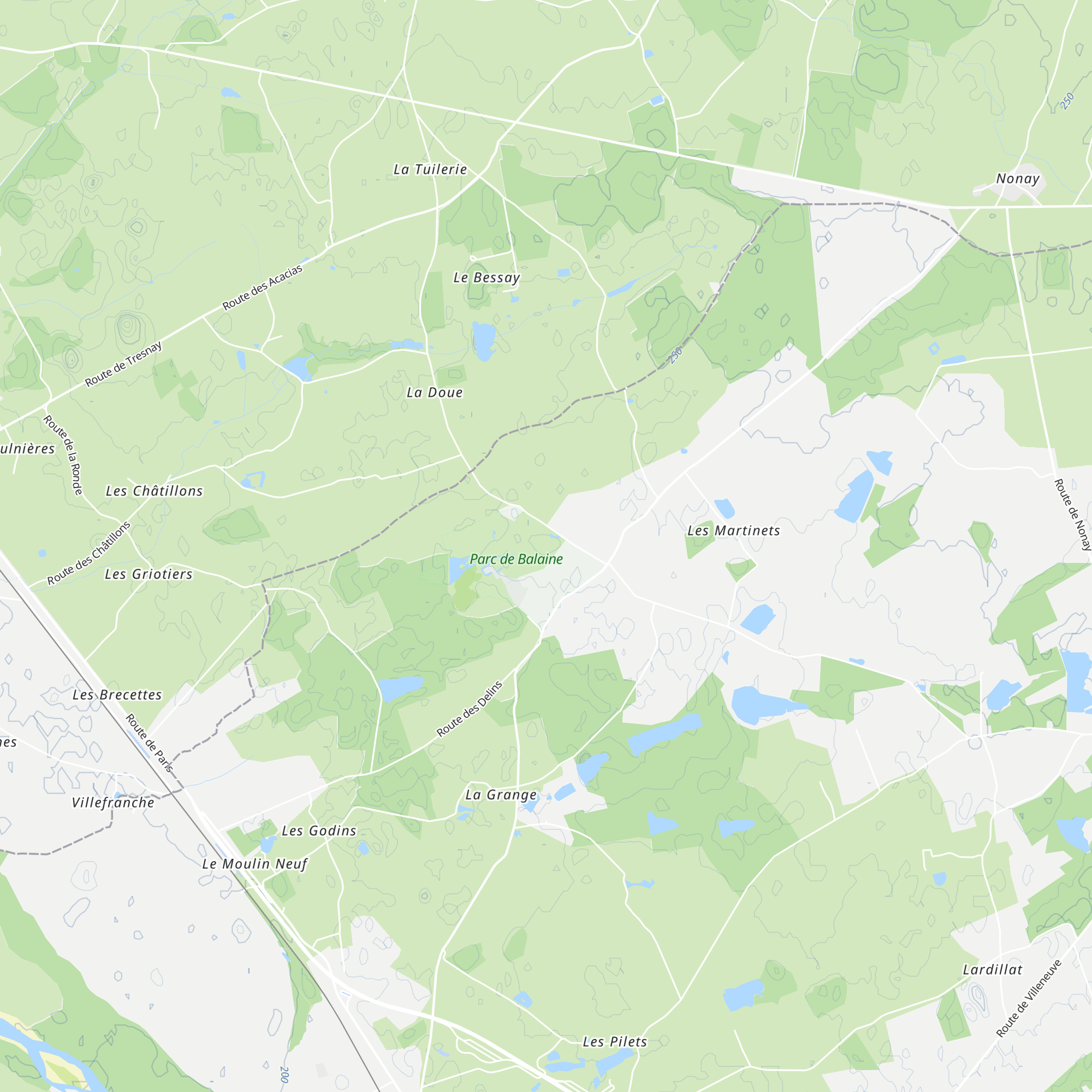 Cabane en bois de bouleau map