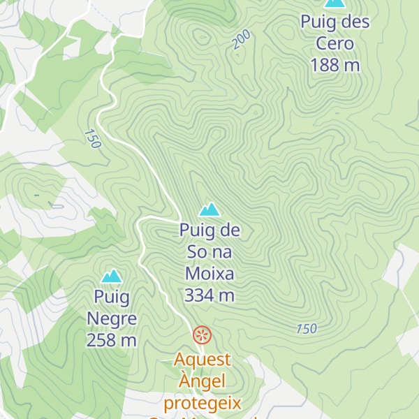 Map of Puig de So na Moixa