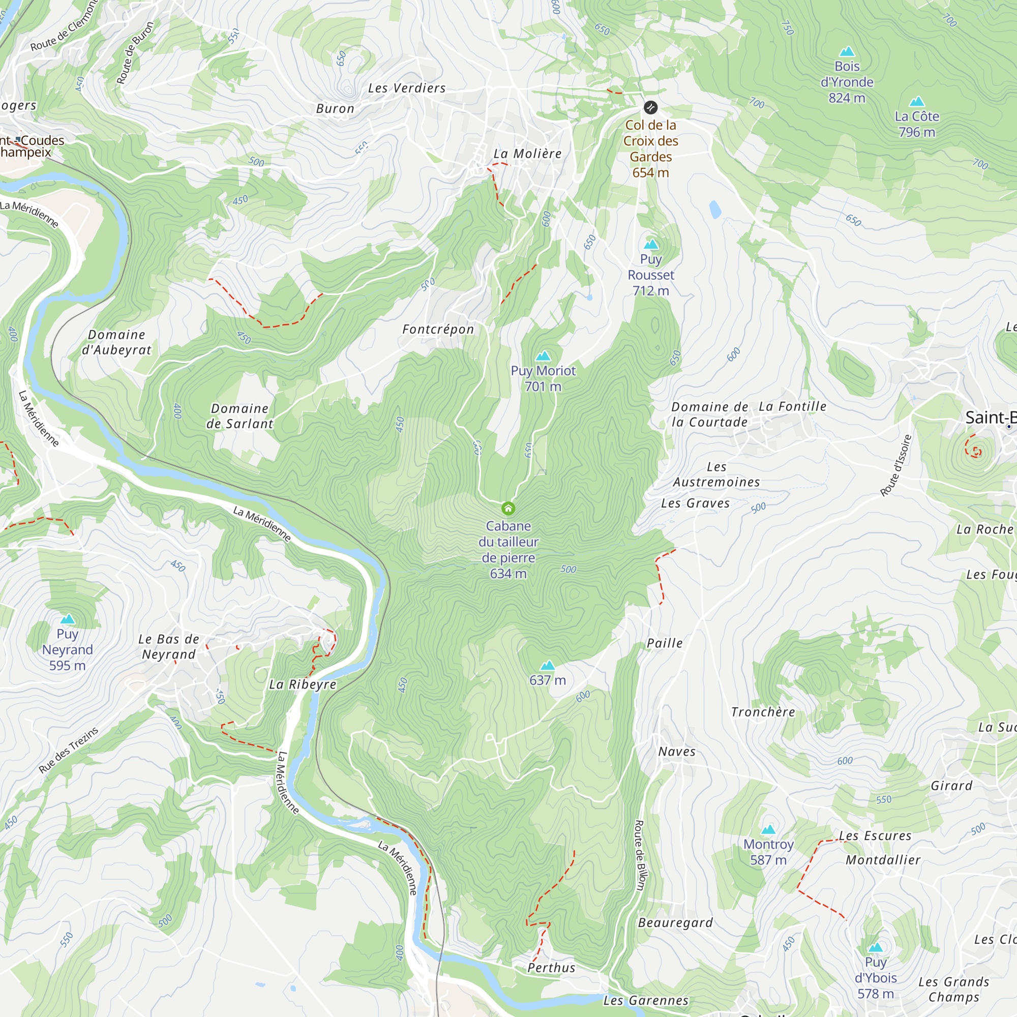 Cabane du tailleur de pierre map