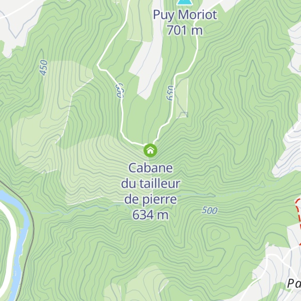 Map of Cabane du tailleur de pierre
