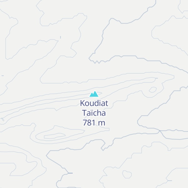 Map of Koudiat Taïcha