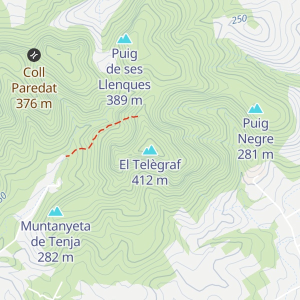 Map of El Telègraf