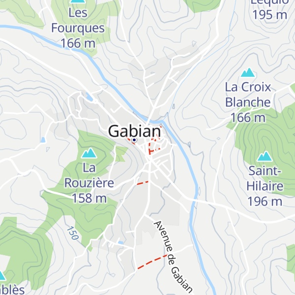 Map of Gîte des Moulins