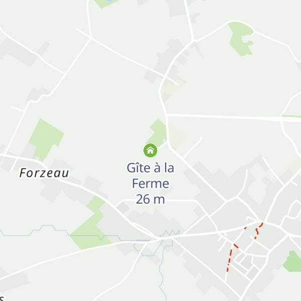 Map of Gîte à la Ferme