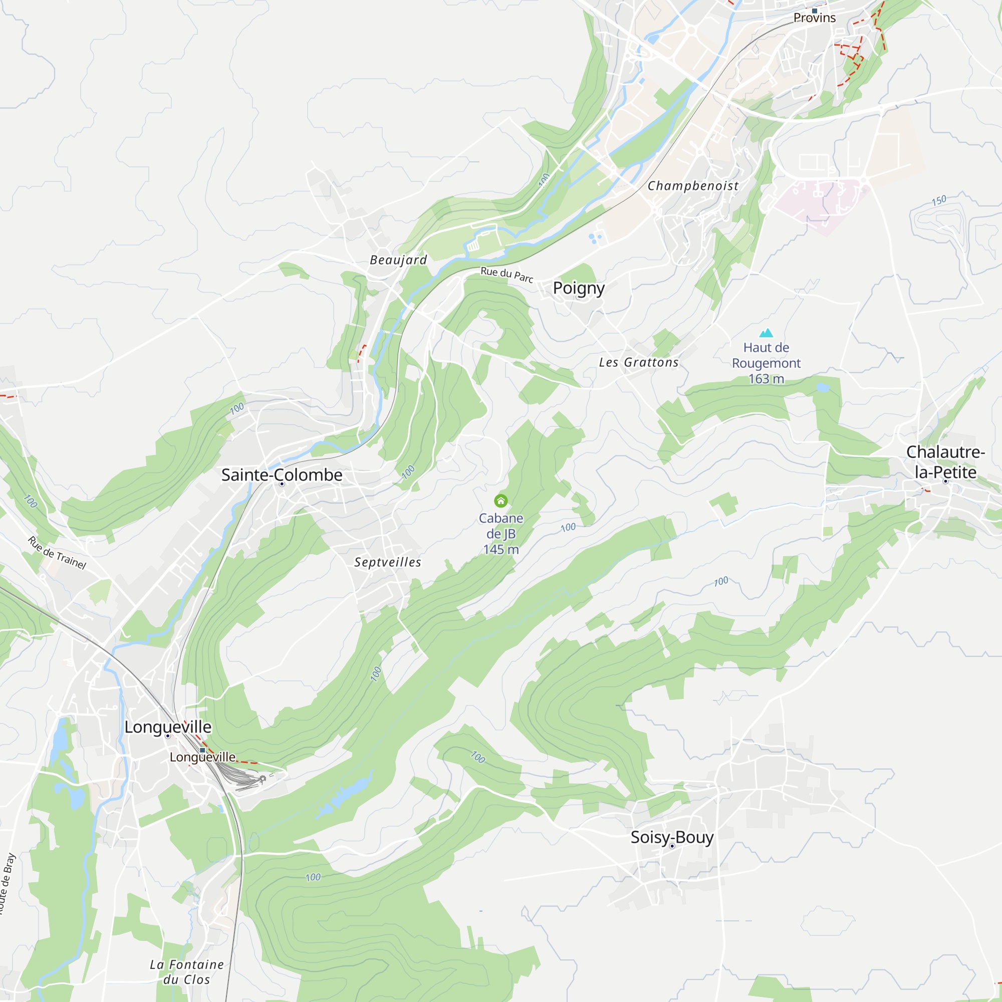 Cabane de JB map