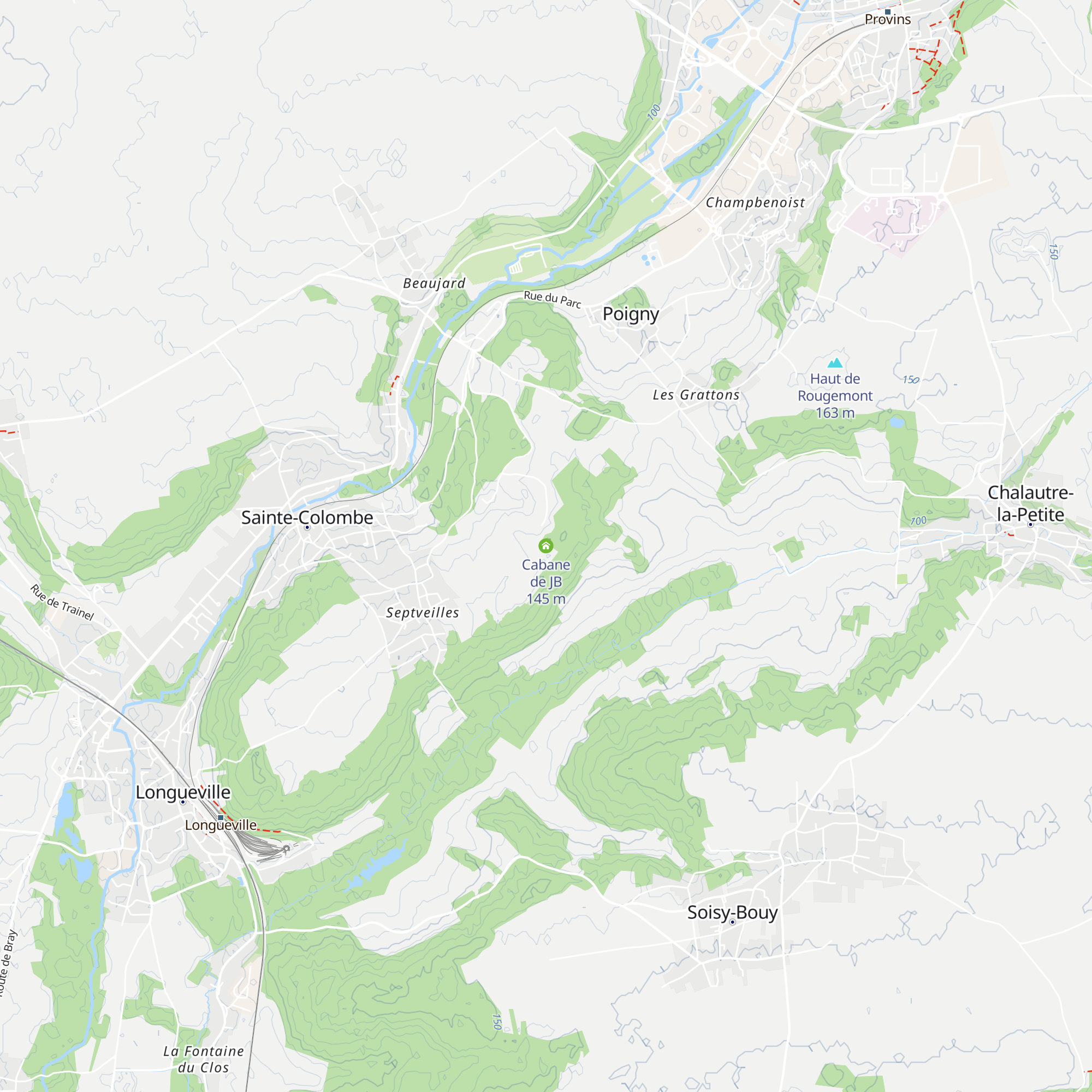 Cabane de JB map