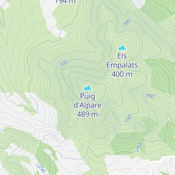 Map of Puig d'Alpare