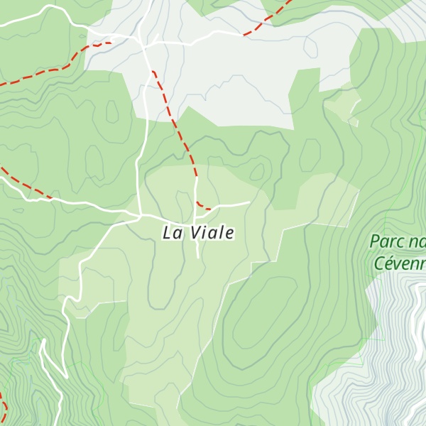 Map of Gîte auberge de La Viale