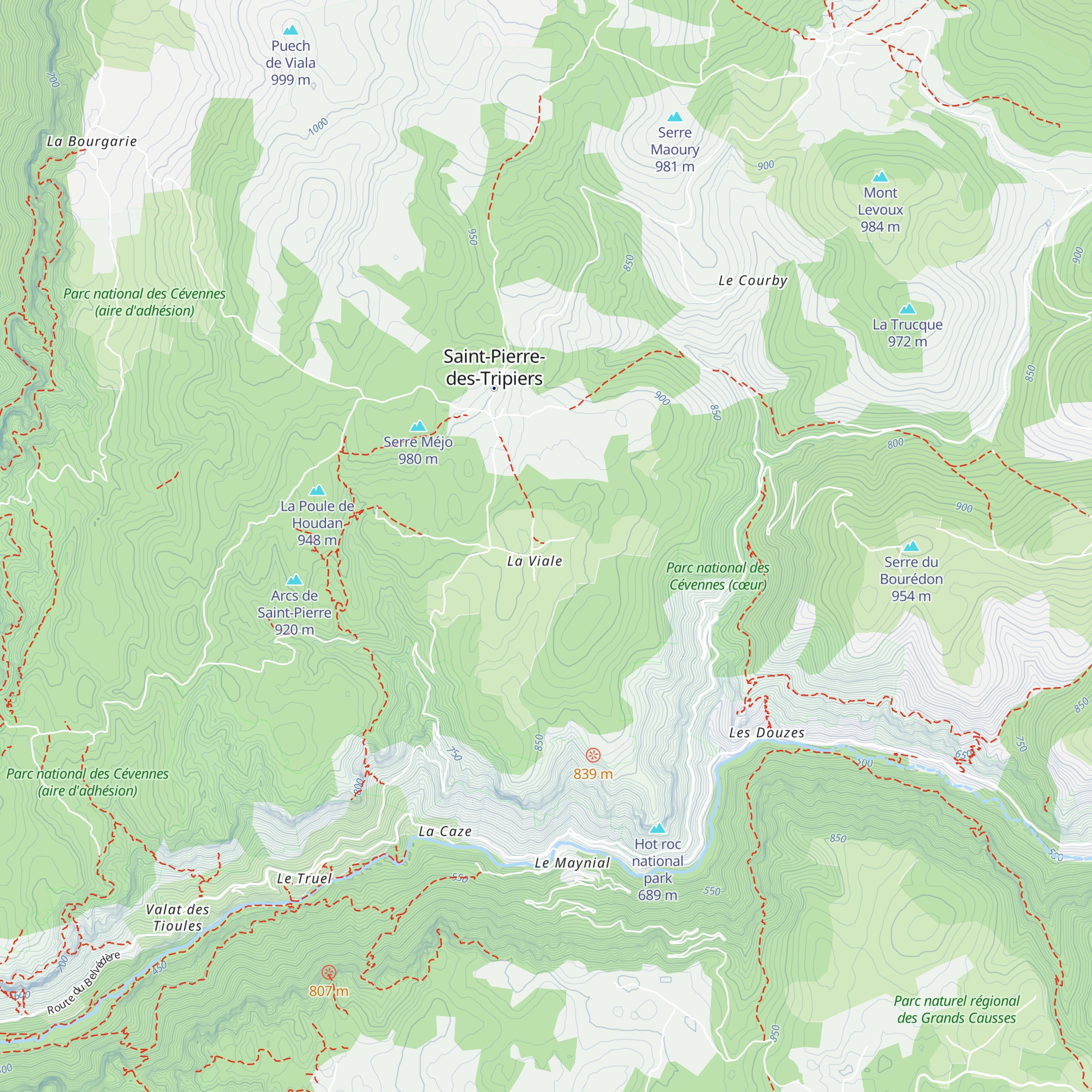 Gîte auberge de La Viale map