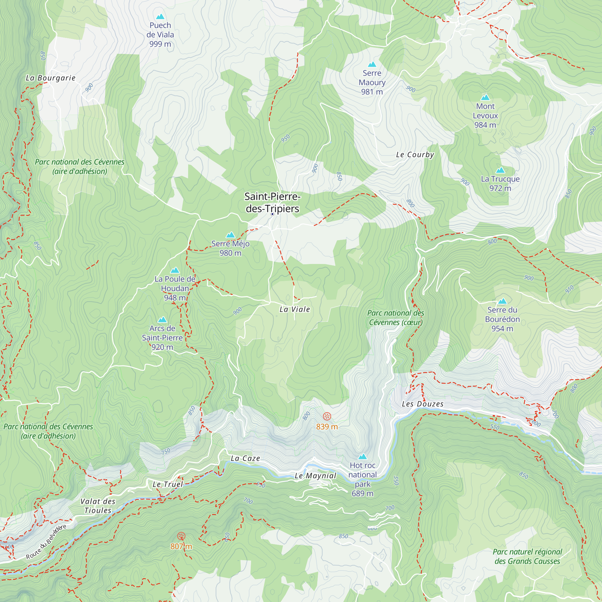 Gîte auberge de La Viale map