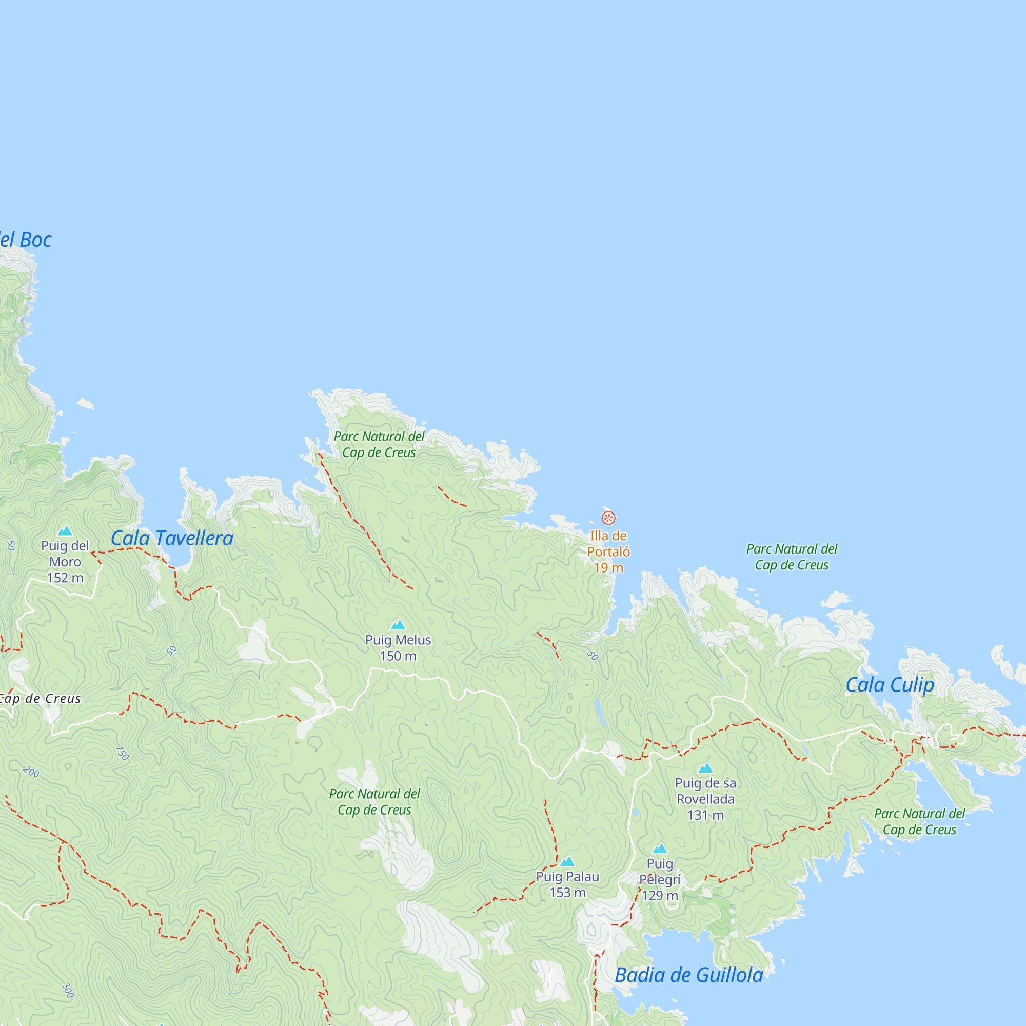 Refugi de la Galladera map