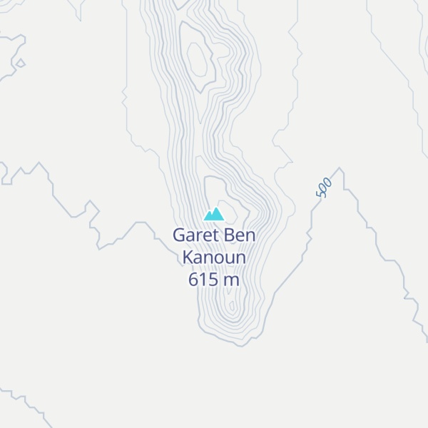 Map of Garet Ben Kanoun