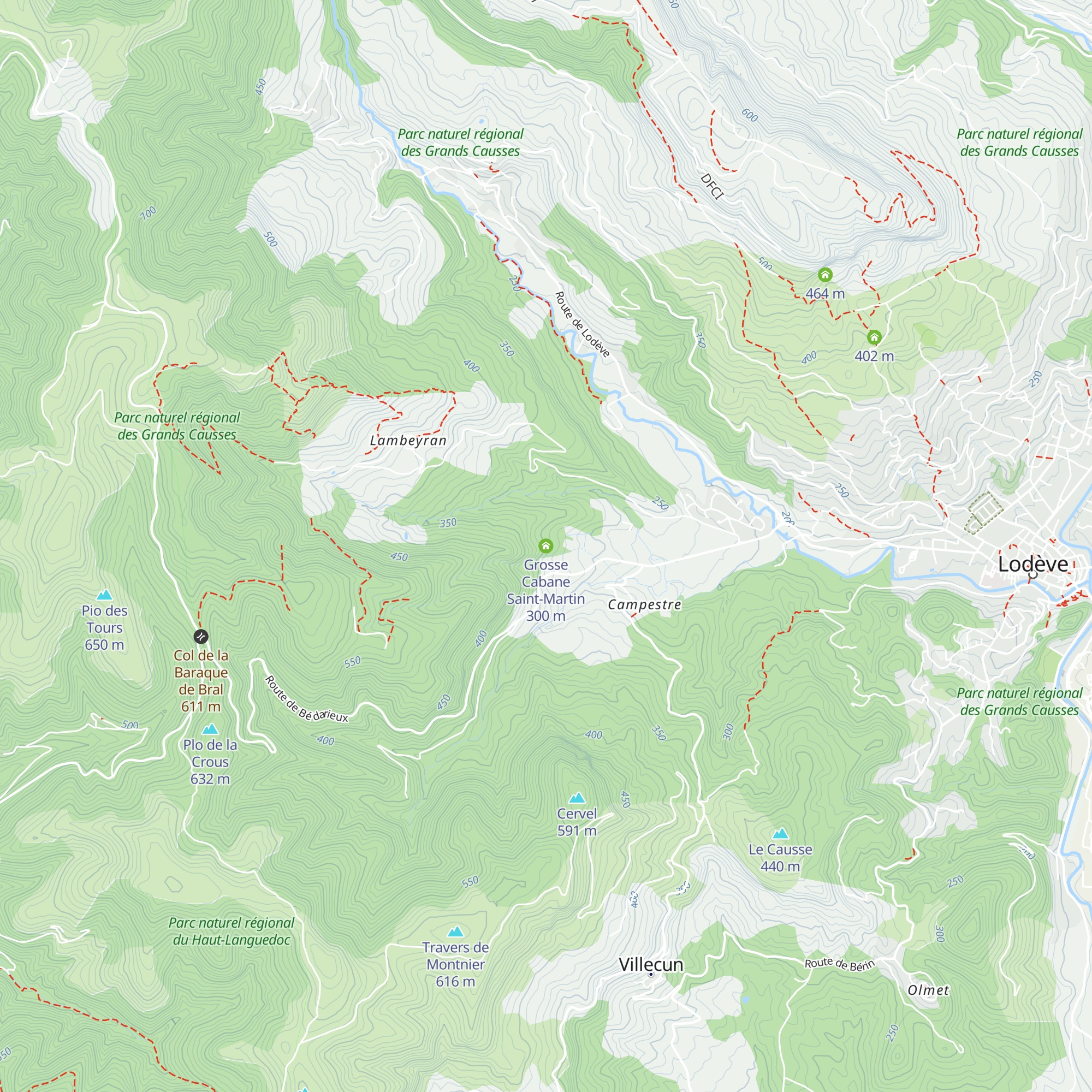 Grosse Cabane Saint-Martin map