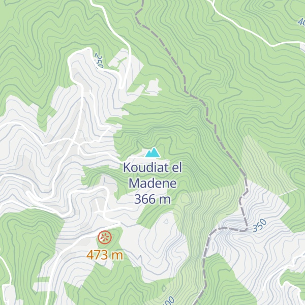 Map of Koudiat el Madene