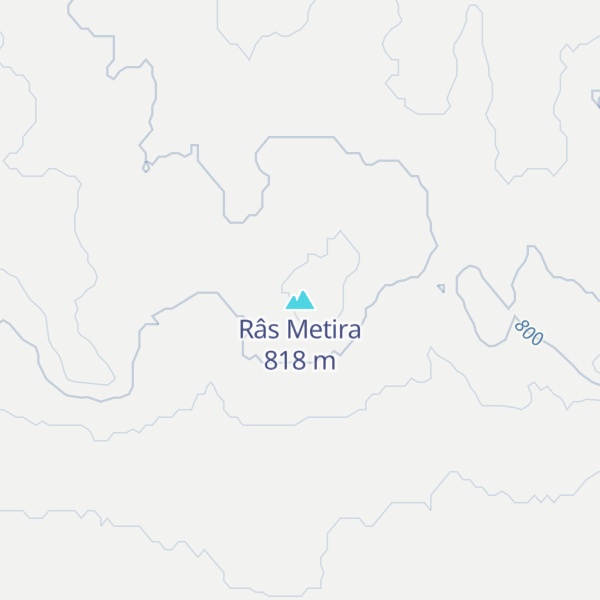 Map of Râs Metira