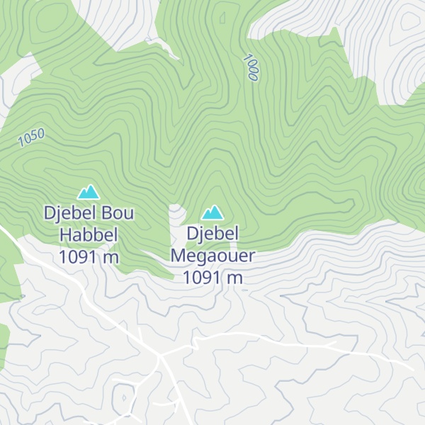 Map of Djebel Megaouer