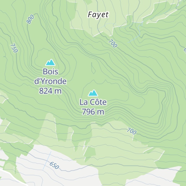 Map of La Côte