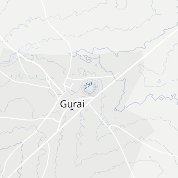 Map of Kperu Hill