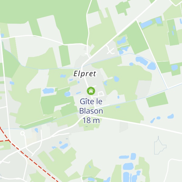 Map of Gîte le Blason