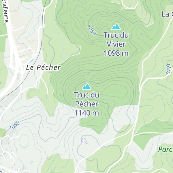 Map of Truc du Pécher