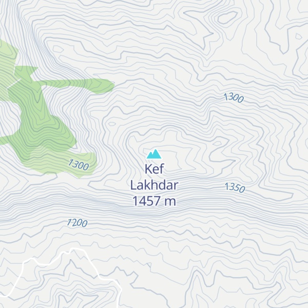 Map of Kef Lakhdar