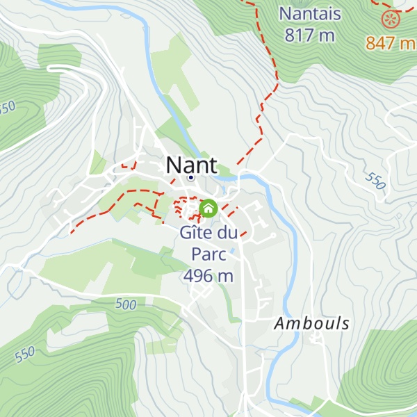 Map of Gîte du Parc