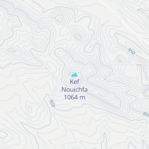 Map of Kef Nouichfa
