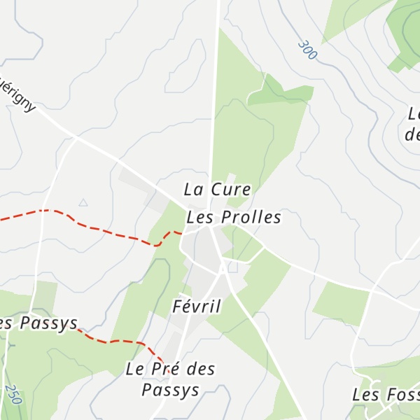 Map of Gîte de la Cure