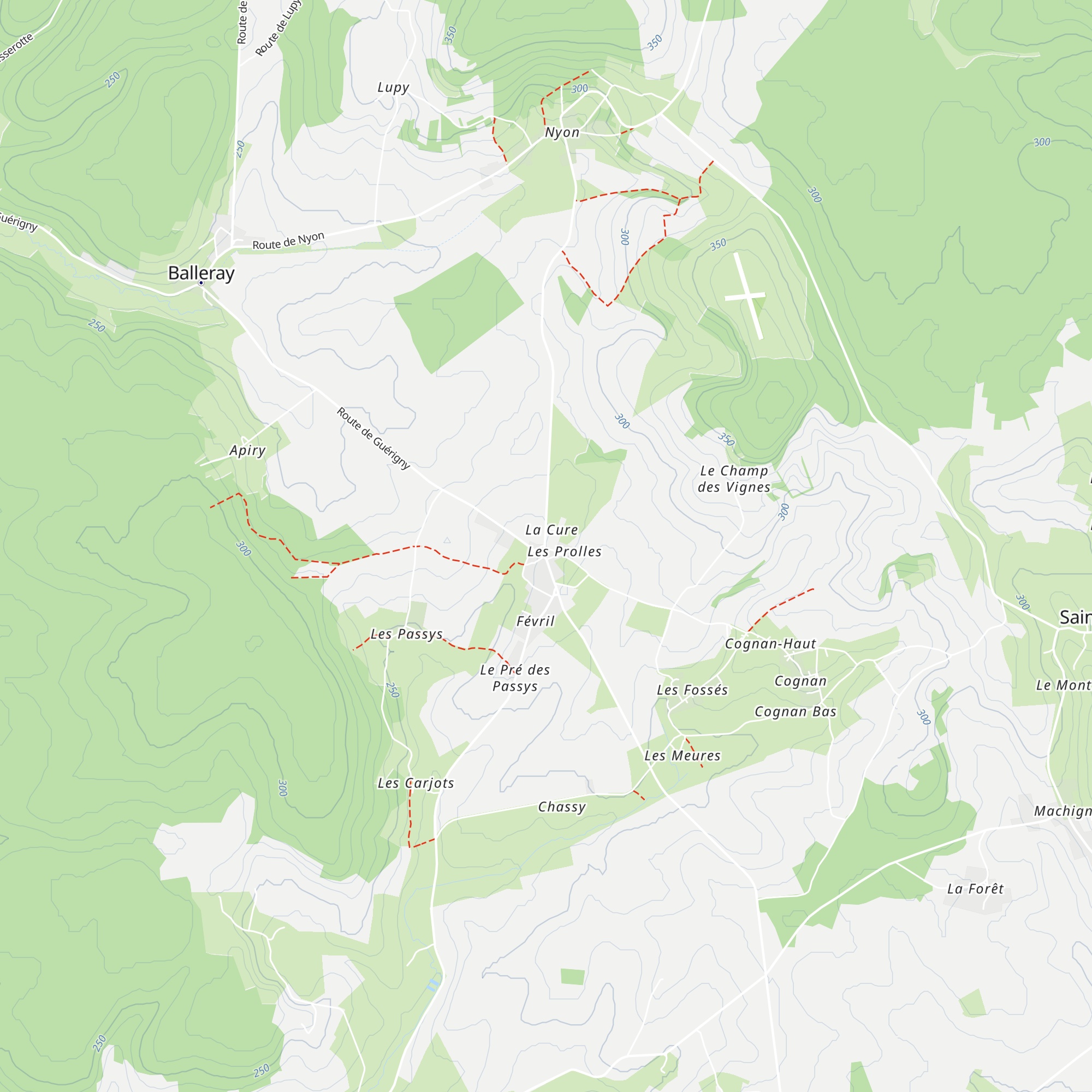 Gîte de la Cure map