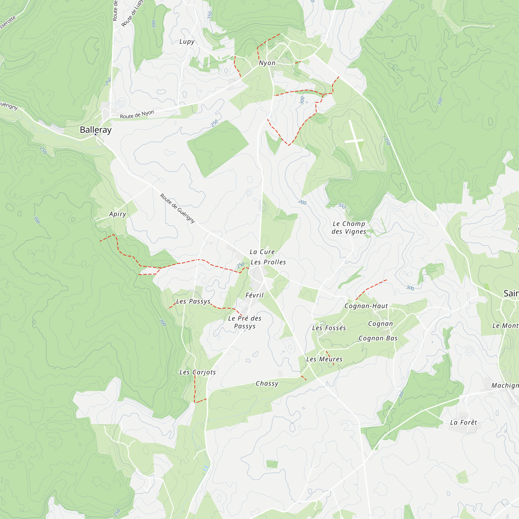 Gîte de la Cure map