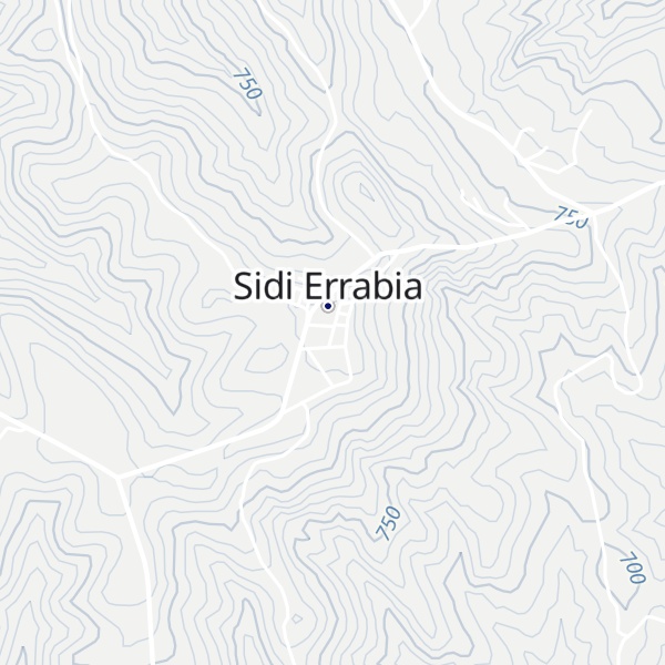 Map of Djebel Tchaïf