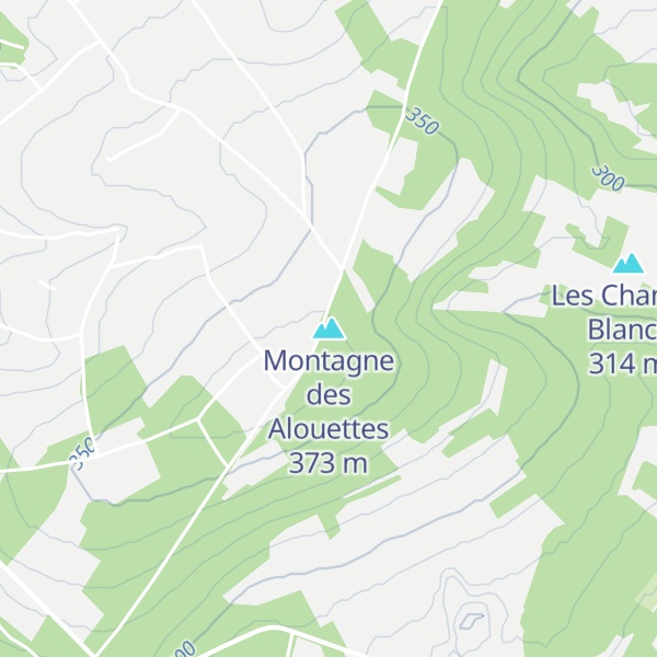 Map of Montagne des Alouettes
