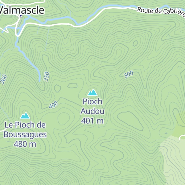Map of Pioch Audou