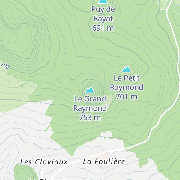 Map of Le Grand Raymond