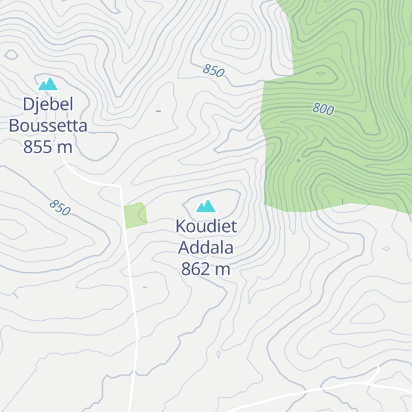 Map of Koudiet Addala