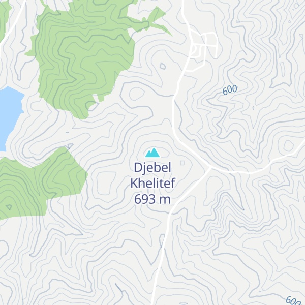 Map of Djebel Khelitef