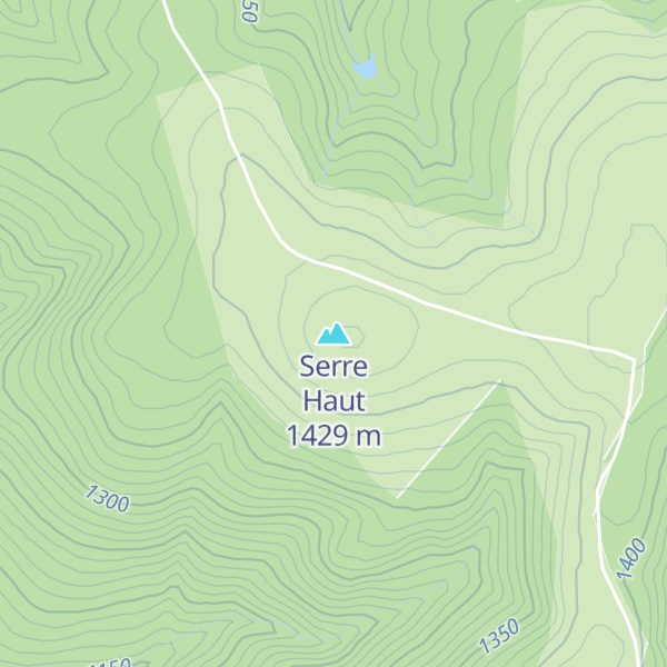 Map of Serre Haut