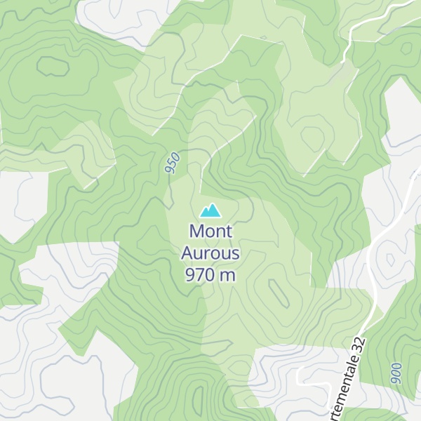 Map of Mont Aurous