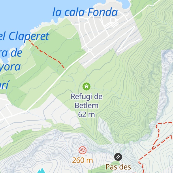 Map of Refugi de Betlem