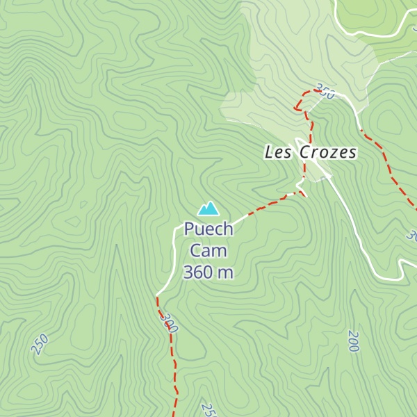 Map of Puech Cam