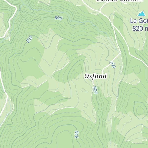 Map of Serre d'Osfond