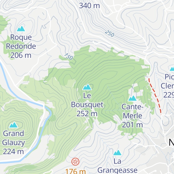 Map of Le Bousquet