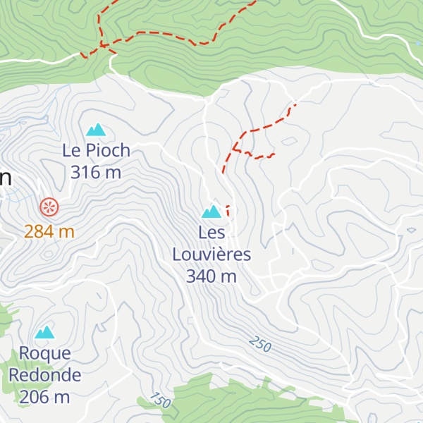 Map of Les Louvières